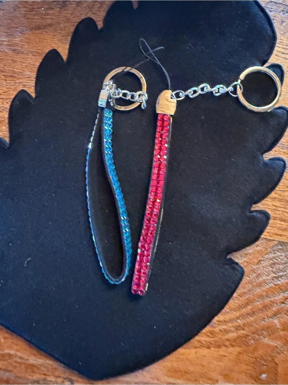 Sparkle Wristlet Keychains - Pink and Blue